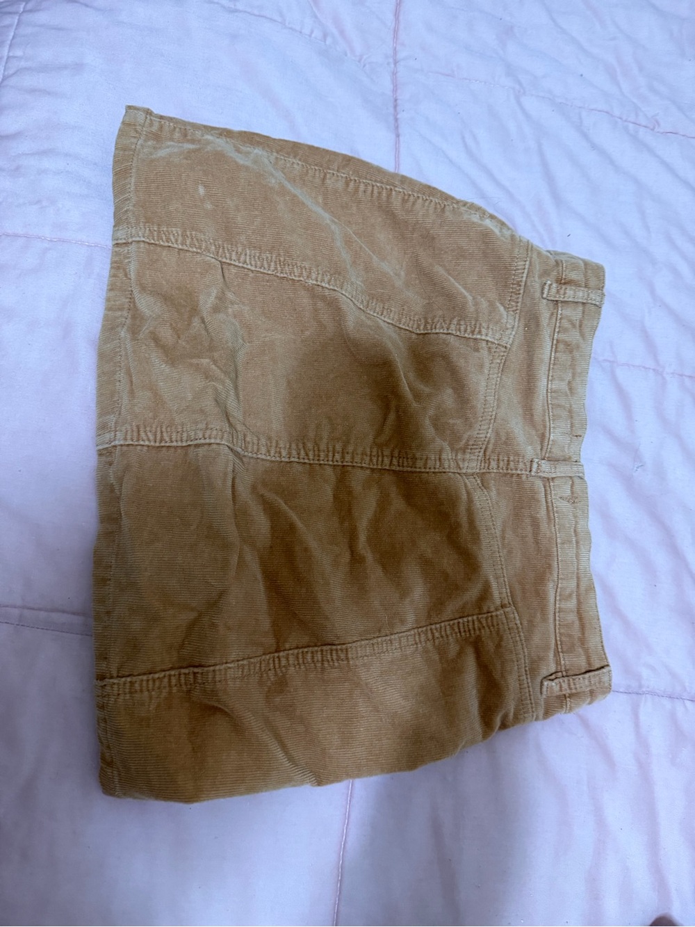 Forever 21 Corduroy Skirt in Camel Brown